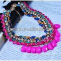 fashion 2014 hot sale tassels jewelry bead necklace pearl necklace